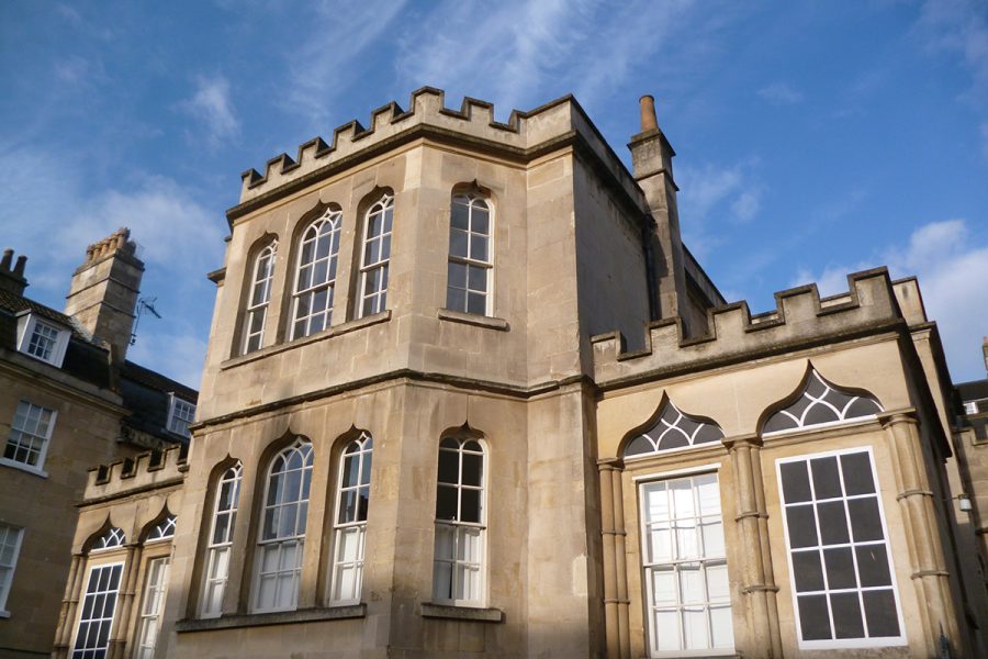A view form the outside of the Museum of Bath Architecture